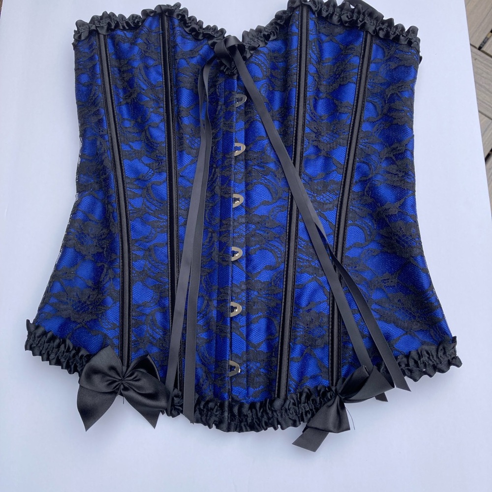 Lace & Satin Bustier size S